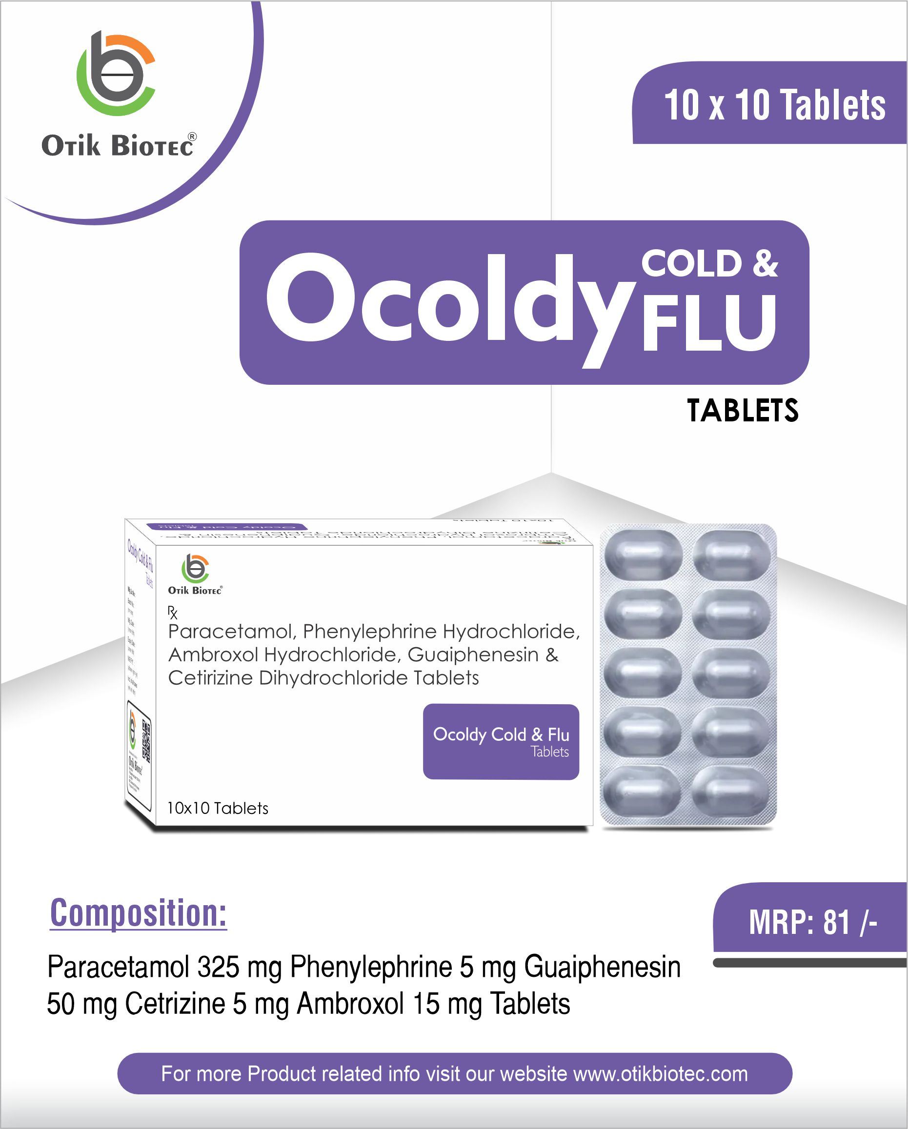 OCOLDY COLD and FLU TAB